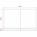 POSZYCIE TKANINA DO MARKIZY ODPORNA NA UV/WODĘ MOCNA NIEB/BIAŁY 330X195CM