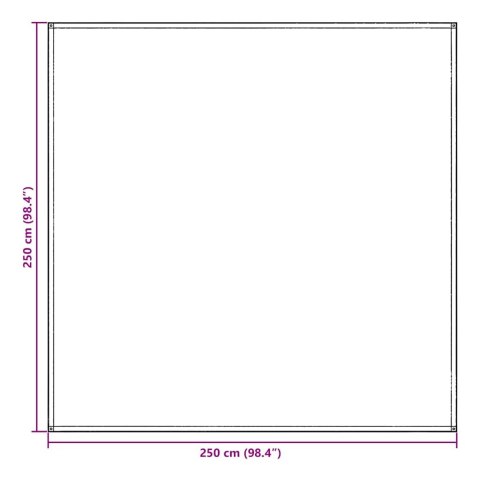 DYWAN POD NAMIOT NIEBIESKI I SZARY 250X250CM POLIETYLEN