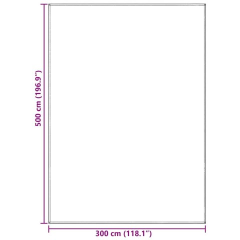 DYWAN POD NAMIOT NIEBIESKI I SZARY 500X300CM POLIETYLEN