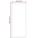 VidaXL Zasłony zaciemniające 2 pcs Kremowy 140 x 260 cm Aksamit