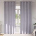 ZASŁONY 2 PCS METALICZNY SZARY 225X 140CM POLIESTER