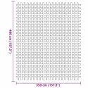 DYWAN POD NAMIOT NIEBIESKI 400 × 350CM POLIESTER