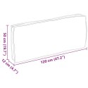 PODUSZKA ANTRACYT 120X50X12CM MATERIAŁ OXFORD