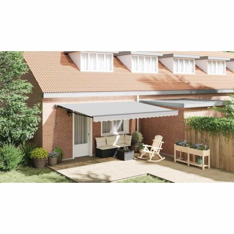 RAMA MARKIZY ANTRACYT 5X3M STAL MALOWANA PROSZKOWO