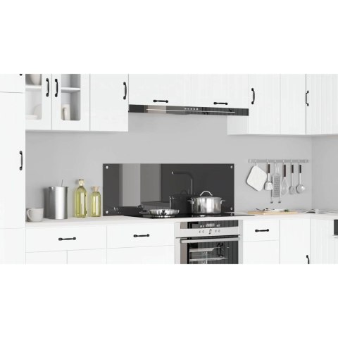 VidaXL Panel kuchenny Ciemnoszary 120 x 40 cm szkło hartowane