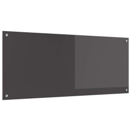 VidaXL Panel kuchenny Ciemnoszary 120 x 50 cm szkło hartowane