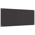 PANEL KUCHENNY CIEMNOSZARY 120X50CM SZKŁO HARTOWANE