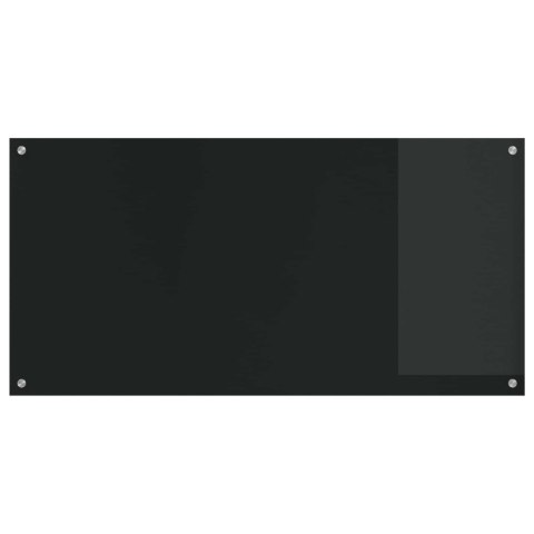 PANEL KUCHENNY CZARNY 120X60CM SZKŁO HARTOWANE