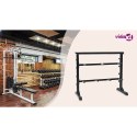VidaXL Stojak na hantle Czarny 99 x 45 x 95,5 cm