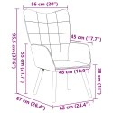 VidaXL fotel Jasnoszary 62 x 67 x 95,5 cm Tkanina sherpa