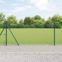 SŁUP OGRODOWY Z BETONOWĄ PODSTAWĄ 13 SZT. ZIELONY