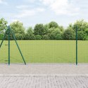 SŁUP OGRODOWY Z BETONOWĄ PODSTAWĄ 13 SZT. ZIELONY