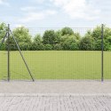 VidaXL Słup ogrodowy z betonową podstawą 7 szt. Szary