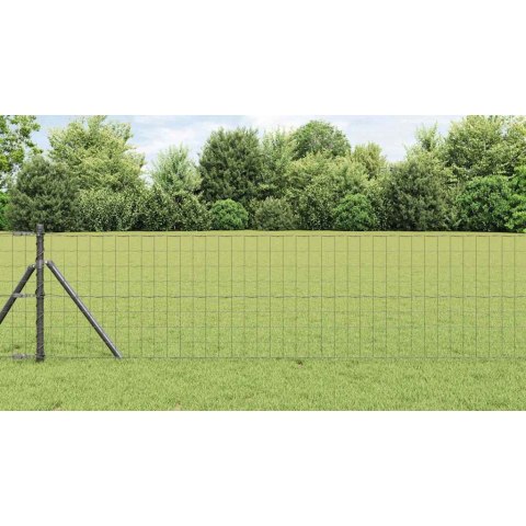 OGRODZENIE EURO SZARE 0.4X10 M STAL