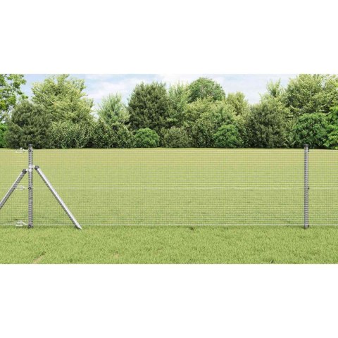 SPAWANA SIATKA OGRODZENIOWA SREBRNY 0.8X100 M
