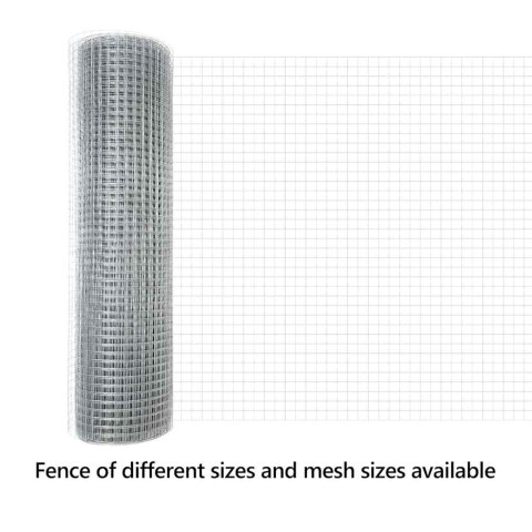 SPAWANA SIATKA OGRODZENIOWA SREBRNY 0.8X50 M