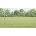 SPAWANA SIATKA OGRODZENIOWA SREBRNY 1.5X50 M