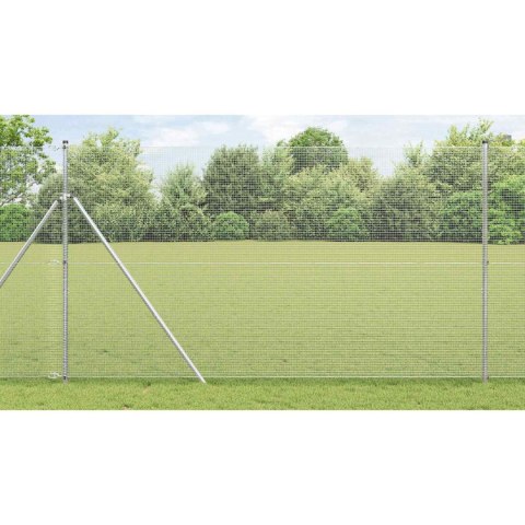 SPAWANA SIATKA OGRODZENIOWA SREBRNY 1.5X50 M
