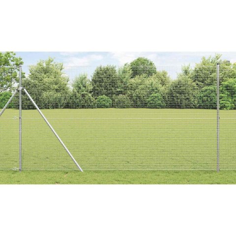 SPAWANA SIATKA OGRODZENIOWA SREBRNY 1.6X10 M