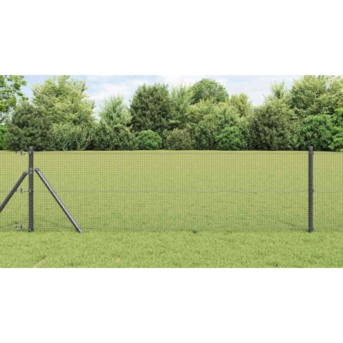 SPAWANA SIATKA OGRODZENIOWA SZARY 0.6X25M