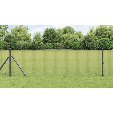 SPAWANA SIATKA OGRODZENIOWA SZARY 0.8X10M