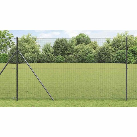 SPAWANA SIATKA OGRODZENIOWA SZARY 1.6X10M