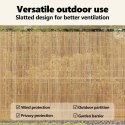 BAMBUSOWE OGRODZENIE NATURALNY 400X150CM BAMBUS