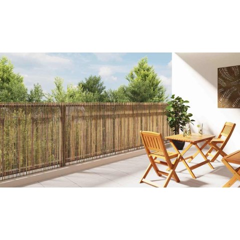BAMBUSOWE OGRODZENIE NATURALNY 600X125CM BAMBUS