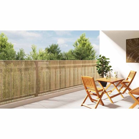 BAMBUSOWE OGRODZENIE NATURALNY BAMBUS 600X125CM