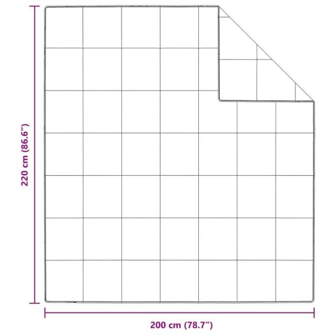 KOŁDRA BIAŁA 200X220CM PUCH