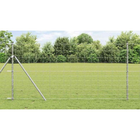 OGRODZENIE PASTWISKOWE SREBRNY 25X1,2M STAL GALWANIZOWANA