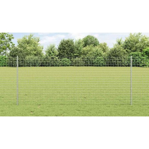 SŁUPEK OGRODZENIOWY. 11 SZT. SREBRNY 100CM STAL
