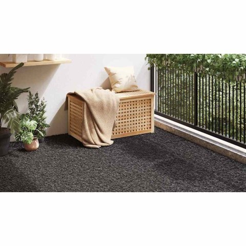 SZTUCZNA TRAWA CZARNY 1500X100X3CM POLIPROPYLEN