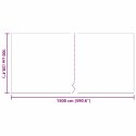 SZTUCZNA TRAWA CZARNY 1500X100X3CM POLIPROPYLEN