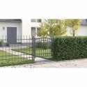BRAMA OGRODZENIOWA EMMEN 100X100CM STAL MALOWANA PROSZKOWO