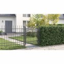 BRAMA OGRODZENIOWA EMMEN 125X100CM STAL MALOWANA PROSZKOWO