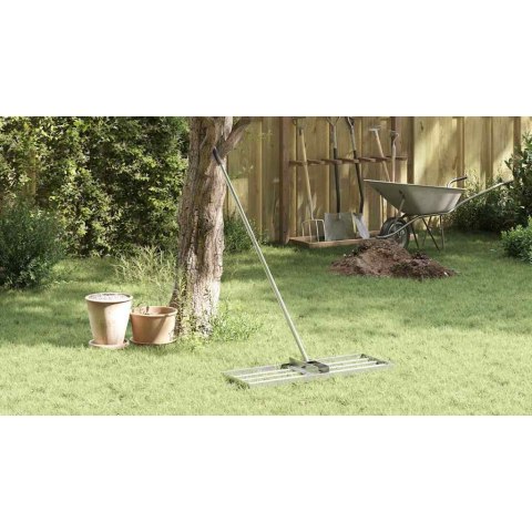 GŁOWICA DO POZIOMICY OGRODOWEJ GRABIE TRAWNIKOWE STAL NIERDZEWNA 201 MOCNE 75CM