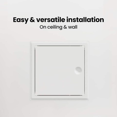 PANEL DOSTĘPU 2 SZT. BIAŁY 20X20CM STAL