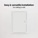 PANEL DOSTĘPU BIAŁY 20X30CM STAL