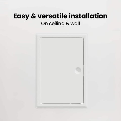PANEL DOSTĘPU BIAŁY 20X30CM STAL