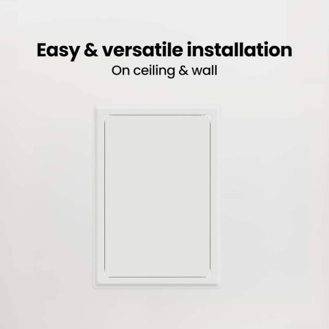 PANEL DOSTĘPU BIAŁY 20X30CM STAL