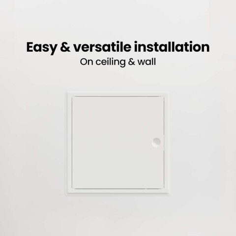 PANEL DOSTĘPU BIAŁY 30X30CM STAL
