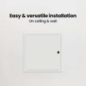 PANEL DOSTĘPU BIAŁY 30X30CM STAL