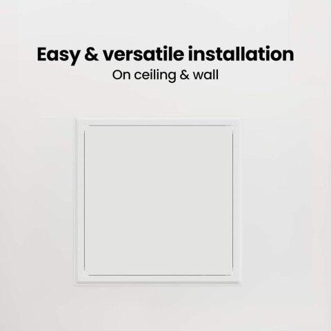PANEL DOSTĘPU BIAŁY 30X30CM STAL