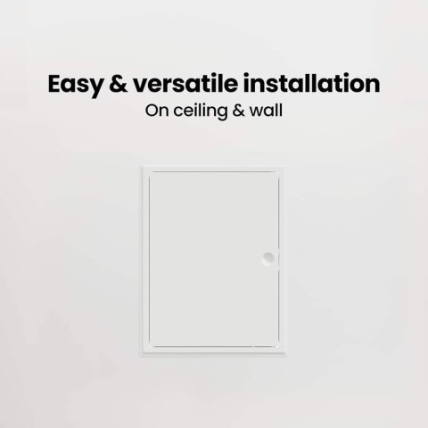 PANEL DOSTĘPU BIAŁY 30X40CM STAL