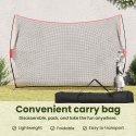 POMOC W TRENINGU GOLFA CZARNY 314X 92X 214CM POLIESTER