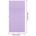 RĘCZNIKI SPORTOWE 2 SZT FIOLETOWY 200X100CM