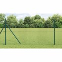 SŁUPEK OGRODZENIOWY 2 PCS ZIELONY STAL MALOWANA PROSZKOWO
