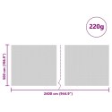 VidaXL Pokrywa na silos Zielony 24 x 5 m HDPE