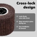 VidaXL Rolle do Szlifowania 3 pcs Brązowy 12 x 12 x 10 cm